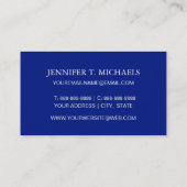 貝殻場面パターン 名刺 (裏面)