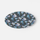 貝殻模様のサンゴ ペーパープレート (アングル)