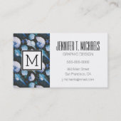 貝殻模様のサンゴ 名刺 (正面)