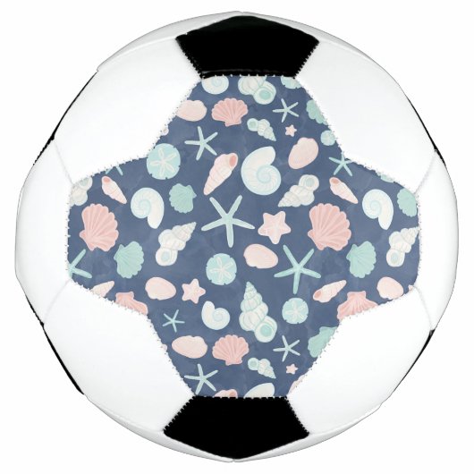 貝殻模様 サッカーボール (正面)
