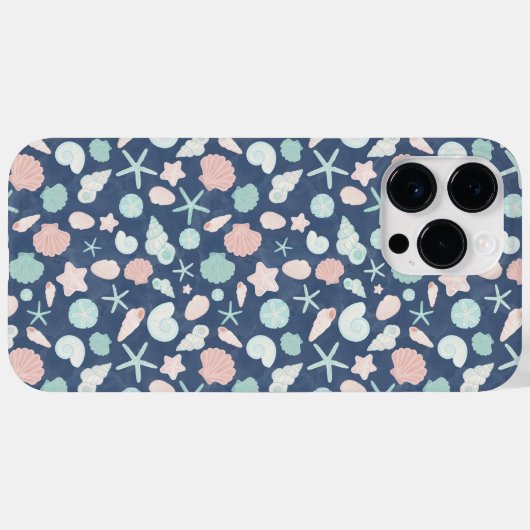 貝殻模様 Case-Mate iPhoneケース (裏面 (横))