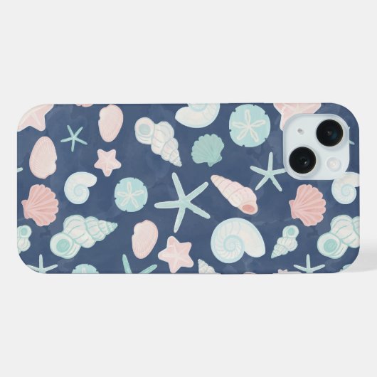 貝殻模様 iPhoneケース (裏面横)