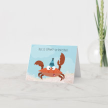 貝殻誕生日カード