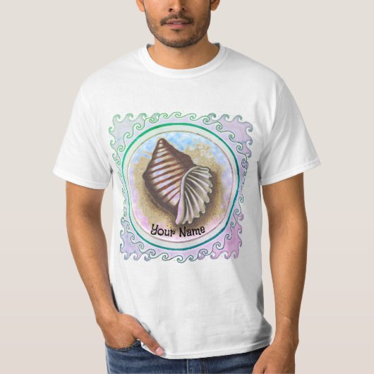 貝殻1つ Tシャツ (正面)