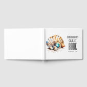 貝殻3D虹色ビーチ航海の貝 ゲストブック (全面)