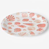 貝殻 | かわいい海ビーチ ペーパープレート (アングル)