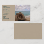 貝殻|のビーチの楽園 名刺 (正面/裏面)