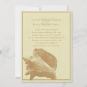 貝殻/ ウェディング 招待状 (正面)