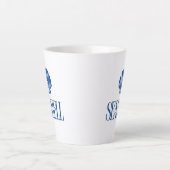 貝殻 カフェラテマグ (正面)