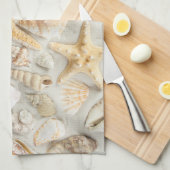 貝殻 キッチンタオル (四つ折り)