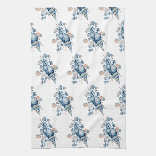 貝殻 キッチンタオル (縦)