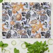 貝殻 キッチンタオル (折り畳み)