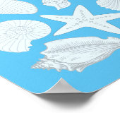 貝殻 ゲストブック ポスター - 50スペース (角)