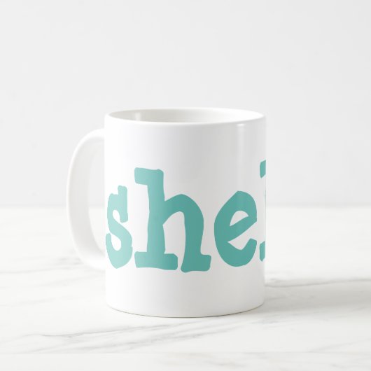 貝殻 コーヒーマグカップ (正面左)