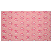 貝殻 – コーラルピンクの色合い ファブリック (ファットクウォーター)