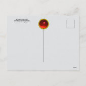 貝殻、サンゴ、イルカ、アンティークフローラ渦巻き シーズンポストカード (裏面)