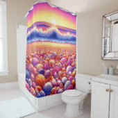 貝殻 シャワーカーテン (インサイチュ)