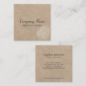 貝殻 スクエア名刺 (正面/裏面)