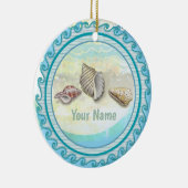 貝殻 セラミックオーナメント (右)