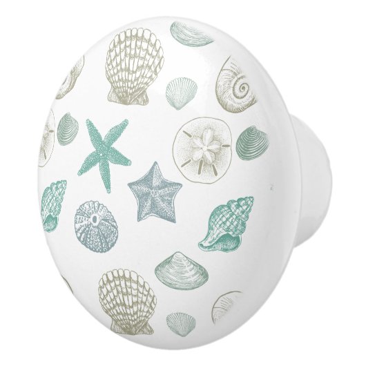 貝殻 セラミックノブ (右)