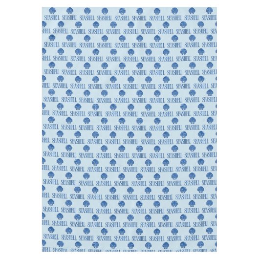 貝殻 テーブルクロス (正面)