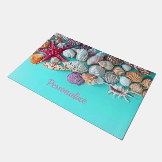 貝殻 ドアマット (アングル)