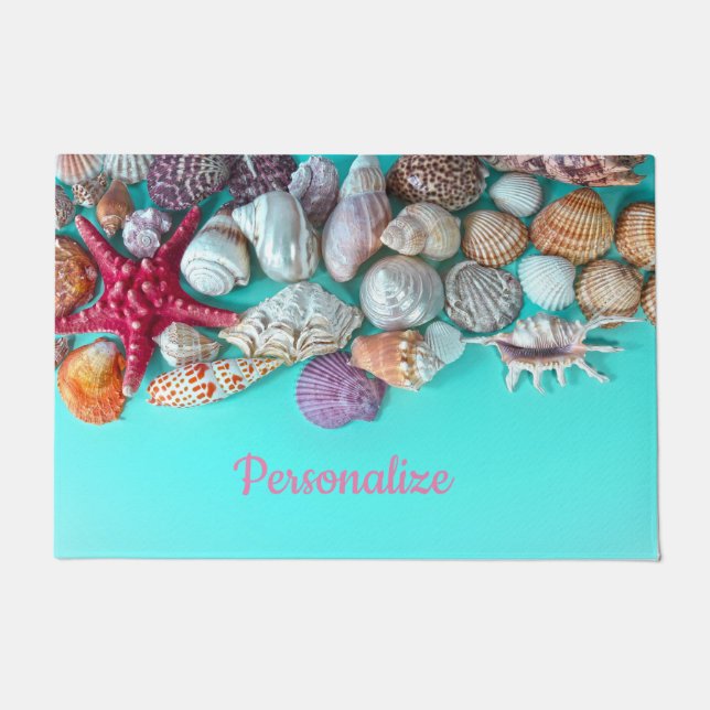 貝殻 ドアマット (正面)