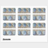 貝殻 |ニューヨーク スクエアシール (シート)