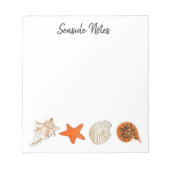 貝殻 ノートパッド (正面)