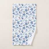 貝殻 バスタオルセット (ハンドタオル)