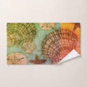 貝殻 バスタオルセット (ハンドタオル)