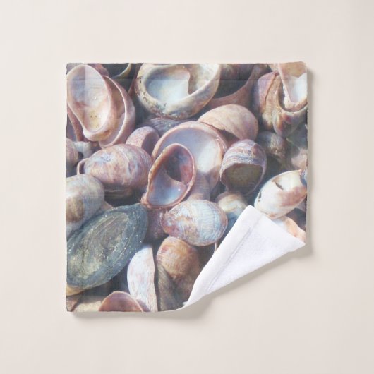 貝殻 バスタオルセット (ウォッシュタオル)