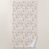 貝殻 ビーチタオル (正面)