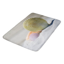 貝殻、ビーチ、海、風呂、家の敷物またはマット バスマット