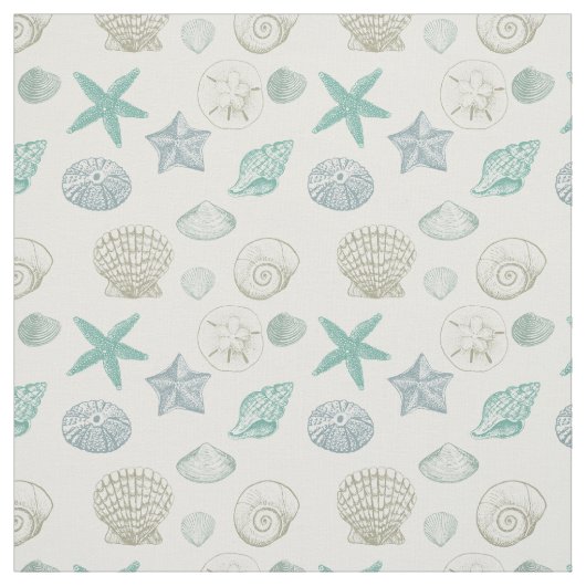 貝殻 ファブリック (見本)
