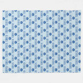 貝殻 フリースブランケット (正面(横))