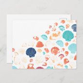 貝殻 ポストカード (正面/裏面)