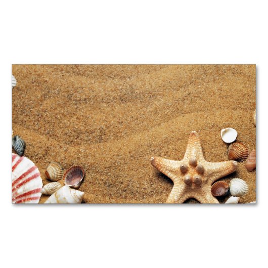 貝殻 マグネット名刺 (正面)