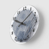 貝殻 ラウンド壁時計 (傾斜)