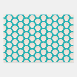 貝殻 ラッピングペーパーシート