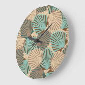 貝殻 ラージ壁時計 (傾斜)