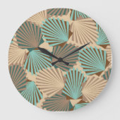 貝殻 ラージ壁時計 (正面)