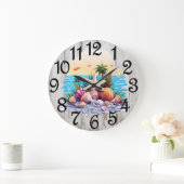 貝殻 ラージ壁時計 (ホーム)