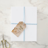 貝殻 ロープ 砂 ギフトタグ (より糸付き)