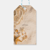 貝殻 ロープ 砂 ギフトタグ (裏面)