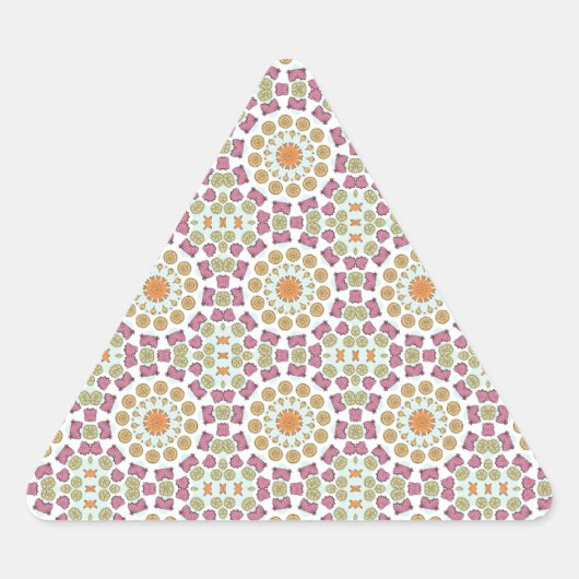 貝殻 三角形シール (正面)