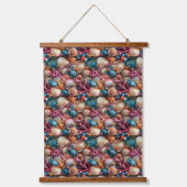 貝殻 吊り下げ型タペストリー (正面)