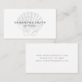 貝殻 名刺 (正面/裏面)