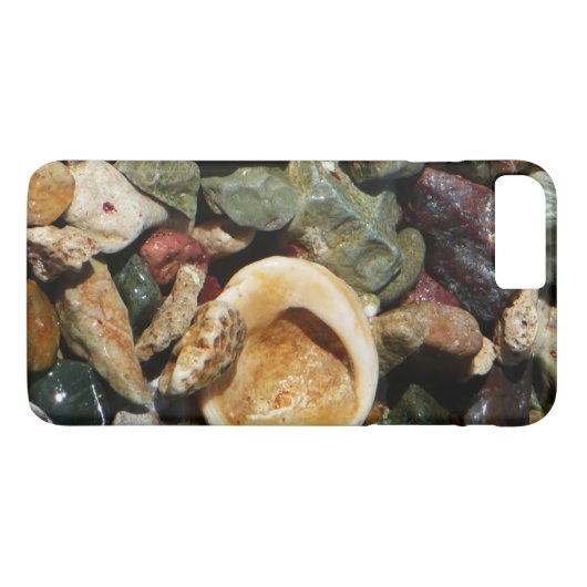 貝殻、岩、サンゴ自然写真 Case-Mate iPhoneケース (裏面(横))