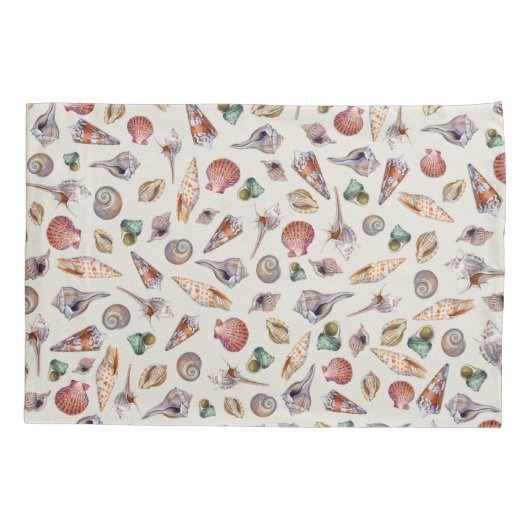 貝殻 枕カバー (裏面)